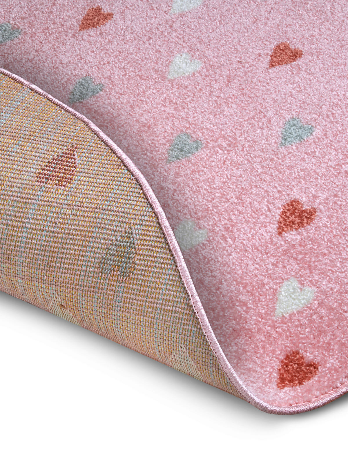 KINDERTEPPICH 100 cm Adventures  - Hellrosa, Design, Kunststoff (100cm)
