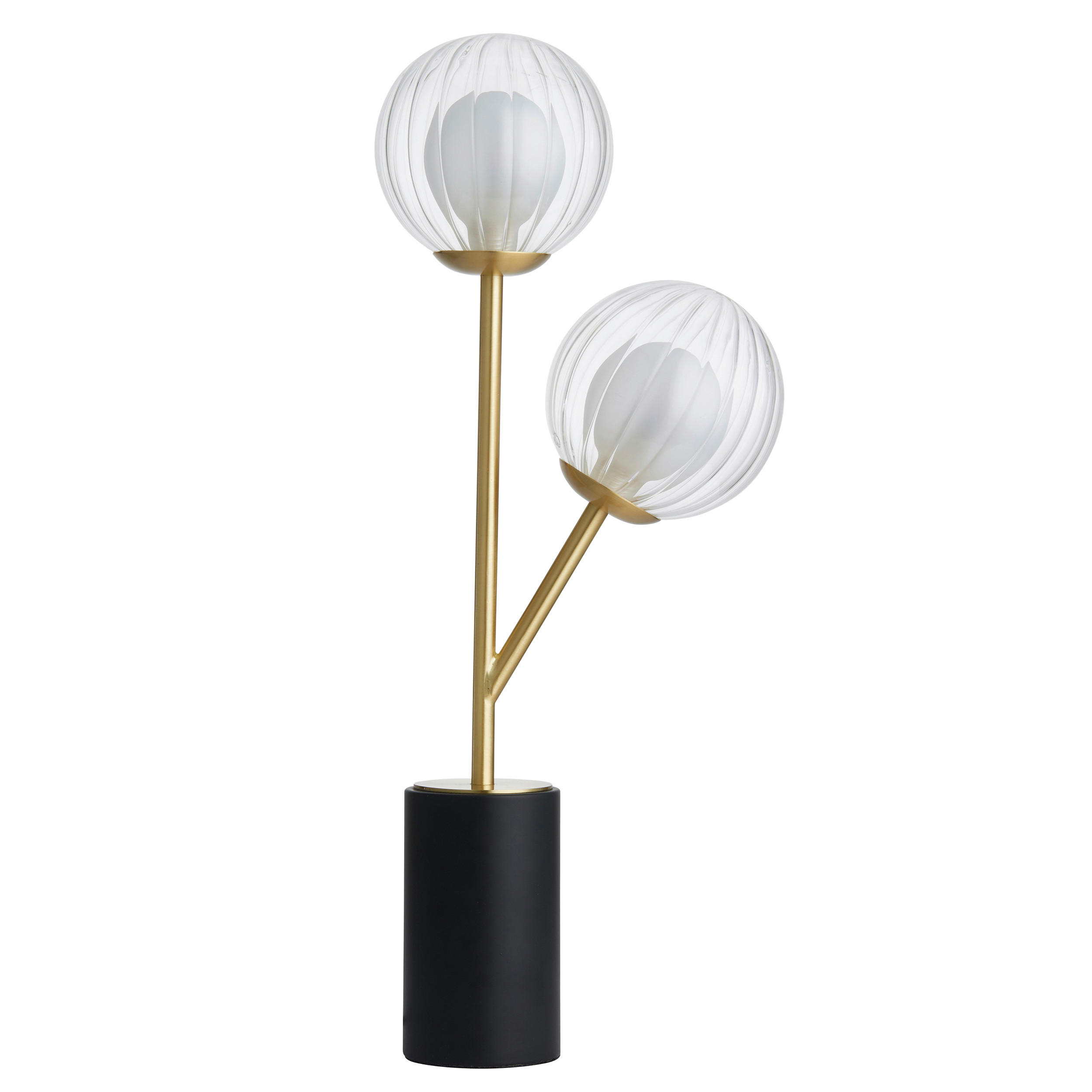 TISCHLEUCHTE Northwest 19/12/51 cm   - Klar/Chromfarben, Design, Glas/Metall (19/12/51cm) - ENDON