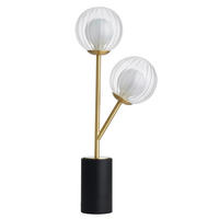 TISCHLEUCHTE Northwest 19/12/51 cm   - Klar/Chromfarben, Design, Glas/Metall (19/12/51cm) - ENDON