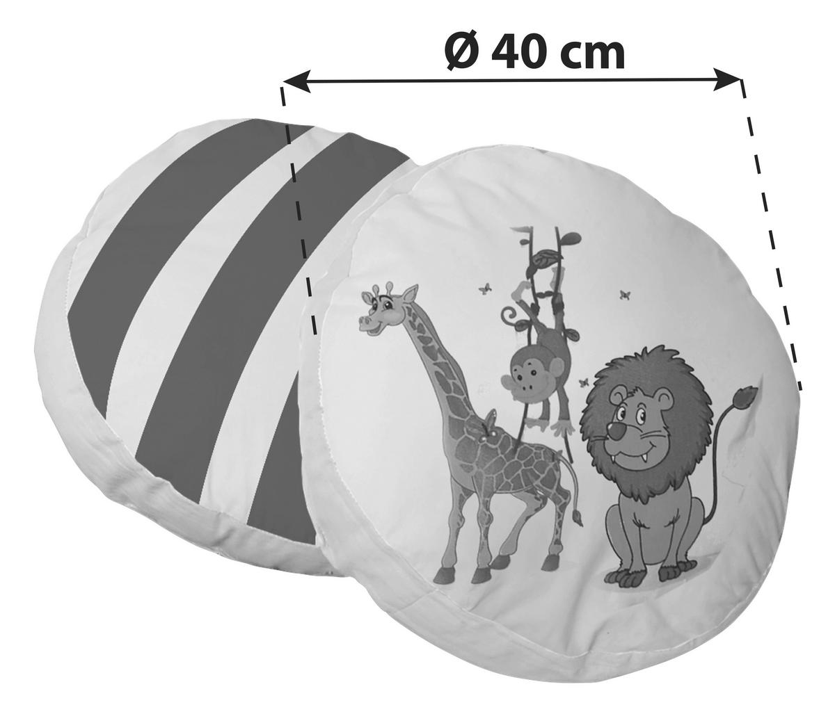 DETSKÝ VANKÚŠ - viacfarebná, Konventionell, textil (40/40cm) - MID.YOU