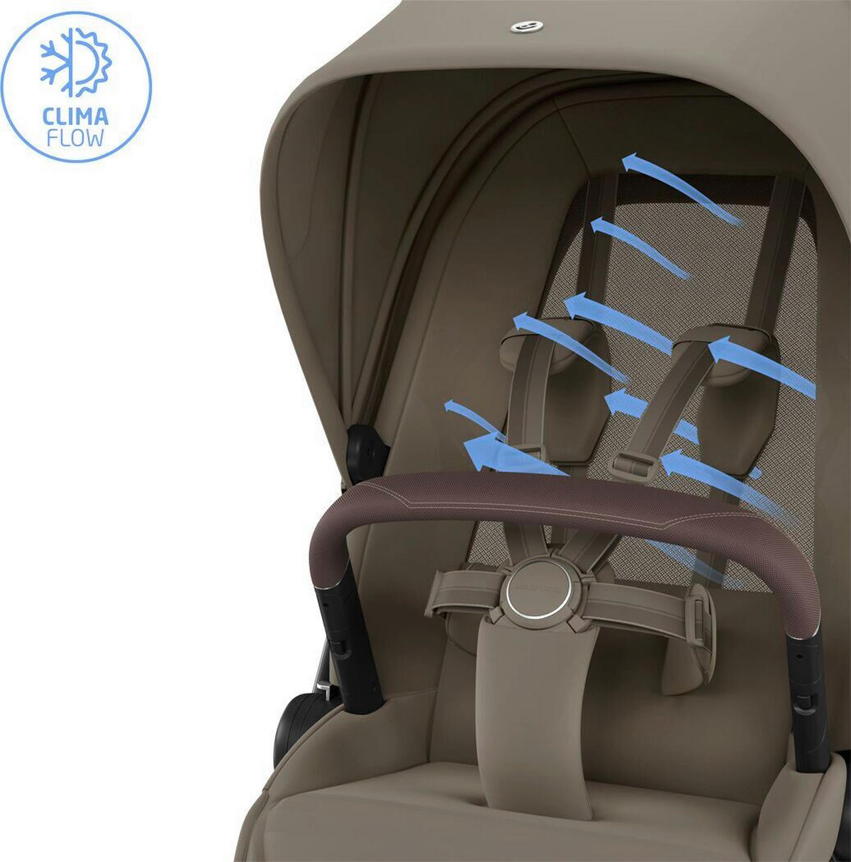 KINDERWAGEN  Fame  Oak Truffle  - Braun, Basics, Textil (61,5/98-110/86,5-95,5cm) - Maxi-Cosi