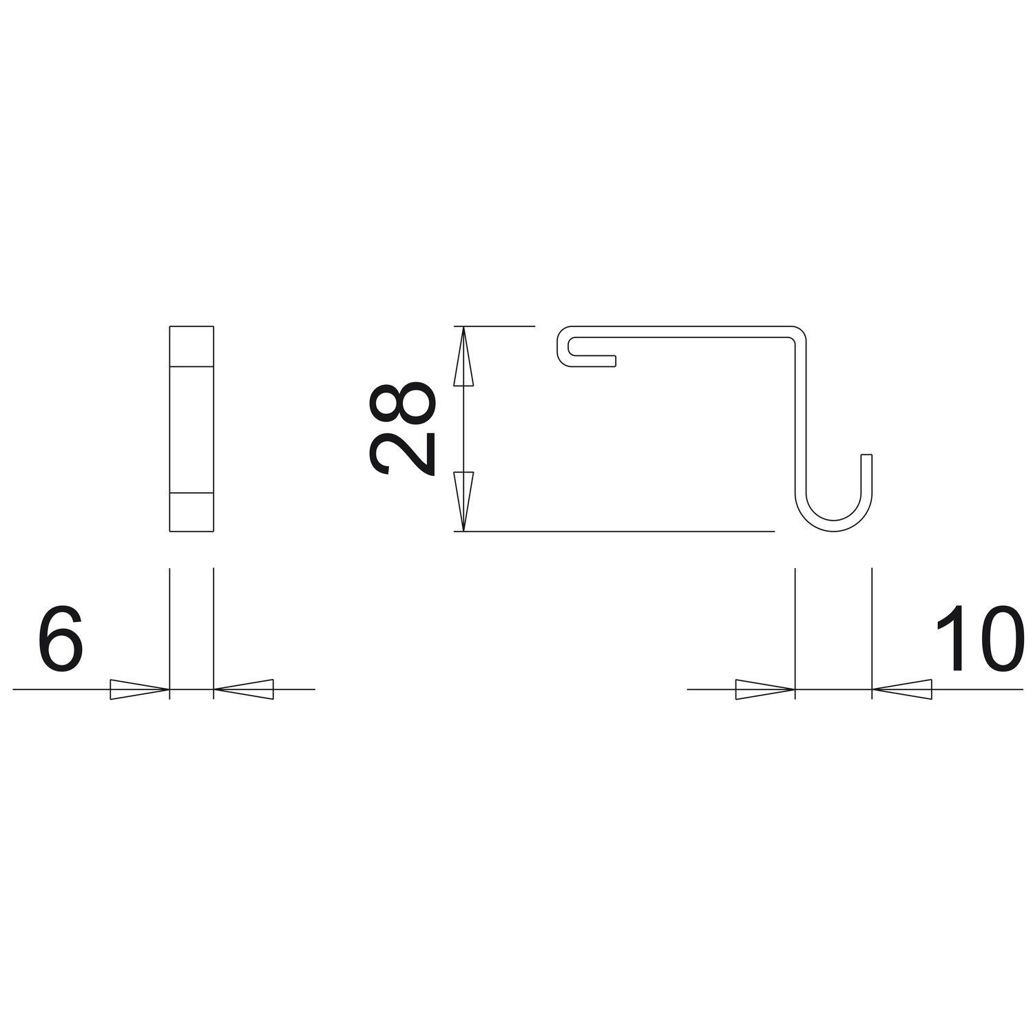 HAKEN-SET - Schwarz, Basics (6/2,8/1cm) - HKT