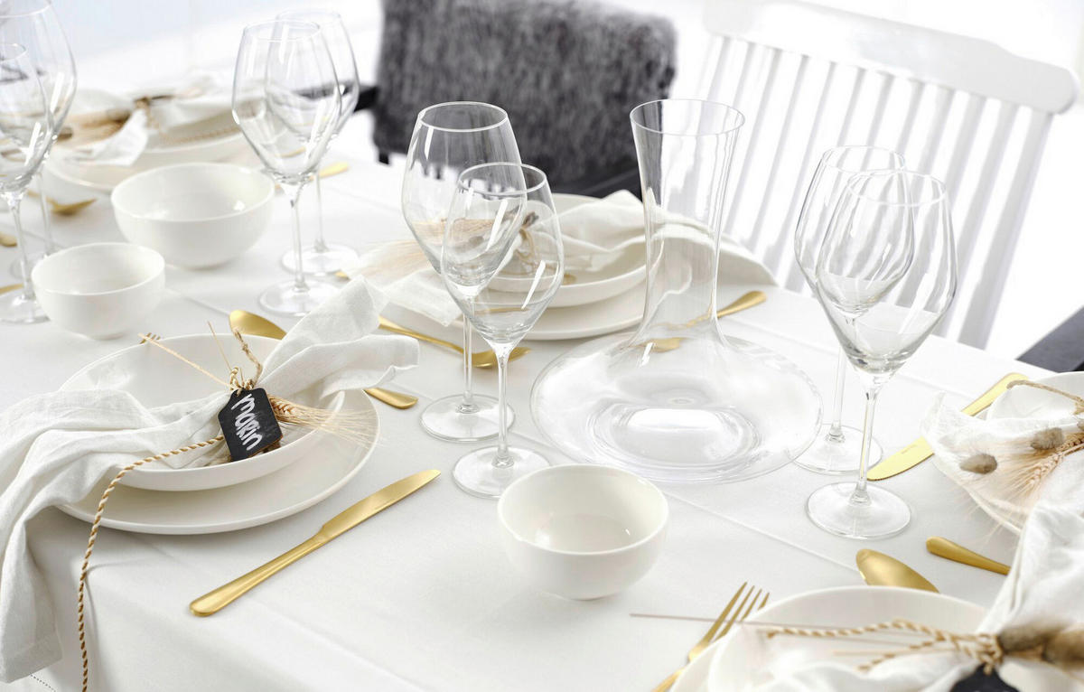 KOMBISERVICE Skagen 42-teilig  - Weiß, Design, Keramik - Ritzenhoff Breker