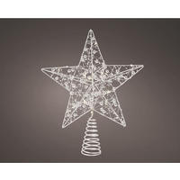 ZVIJEZDA DEKORATIVNA  - srebrne boje, Basics, metal/plastika (25/27/6cm) - X-Mas