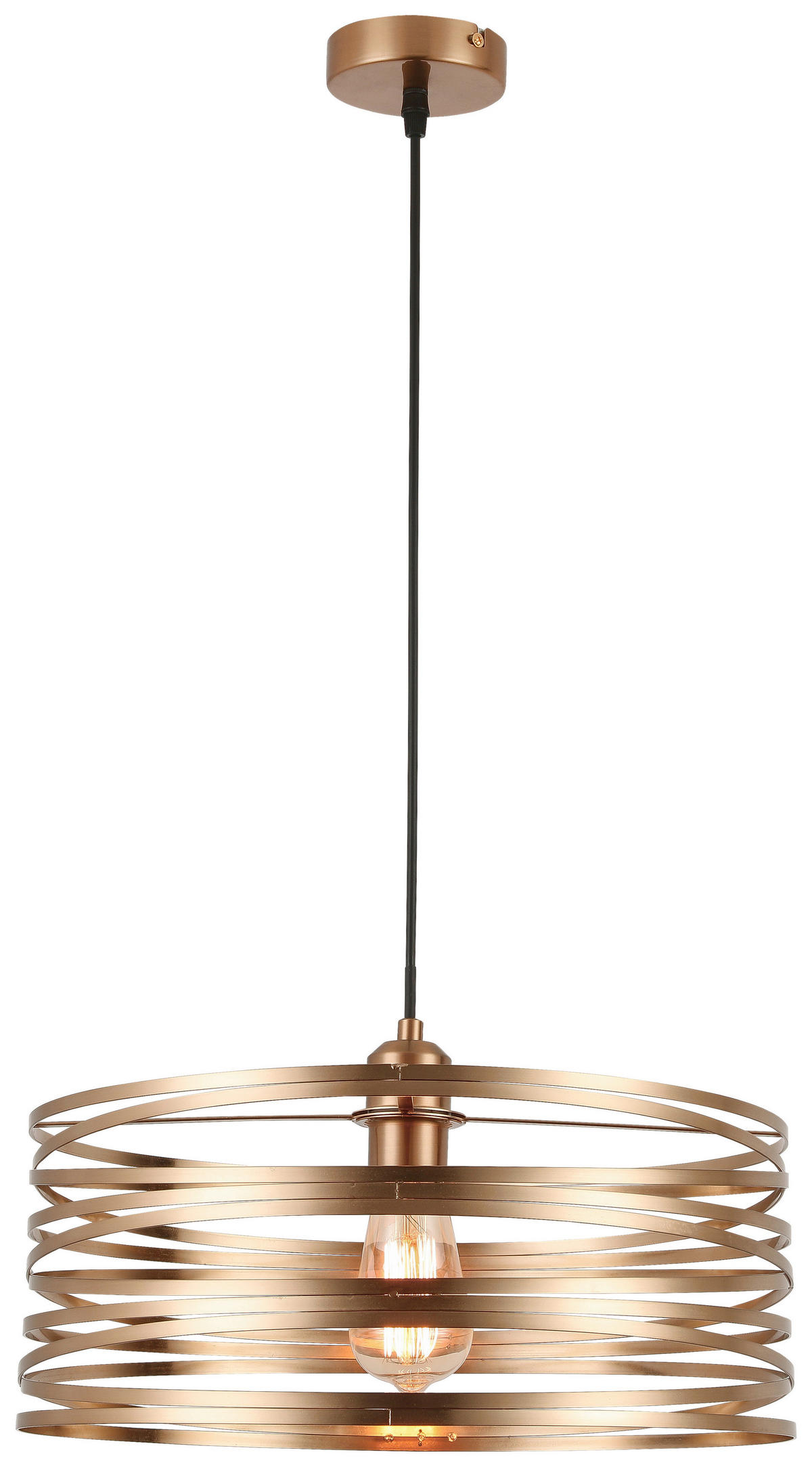 HÄNGELEUCHTE 40/120 cm   - Schwarz/Cappuccino, Trend, Kunststoff/Metall (40/120cm) - Novel