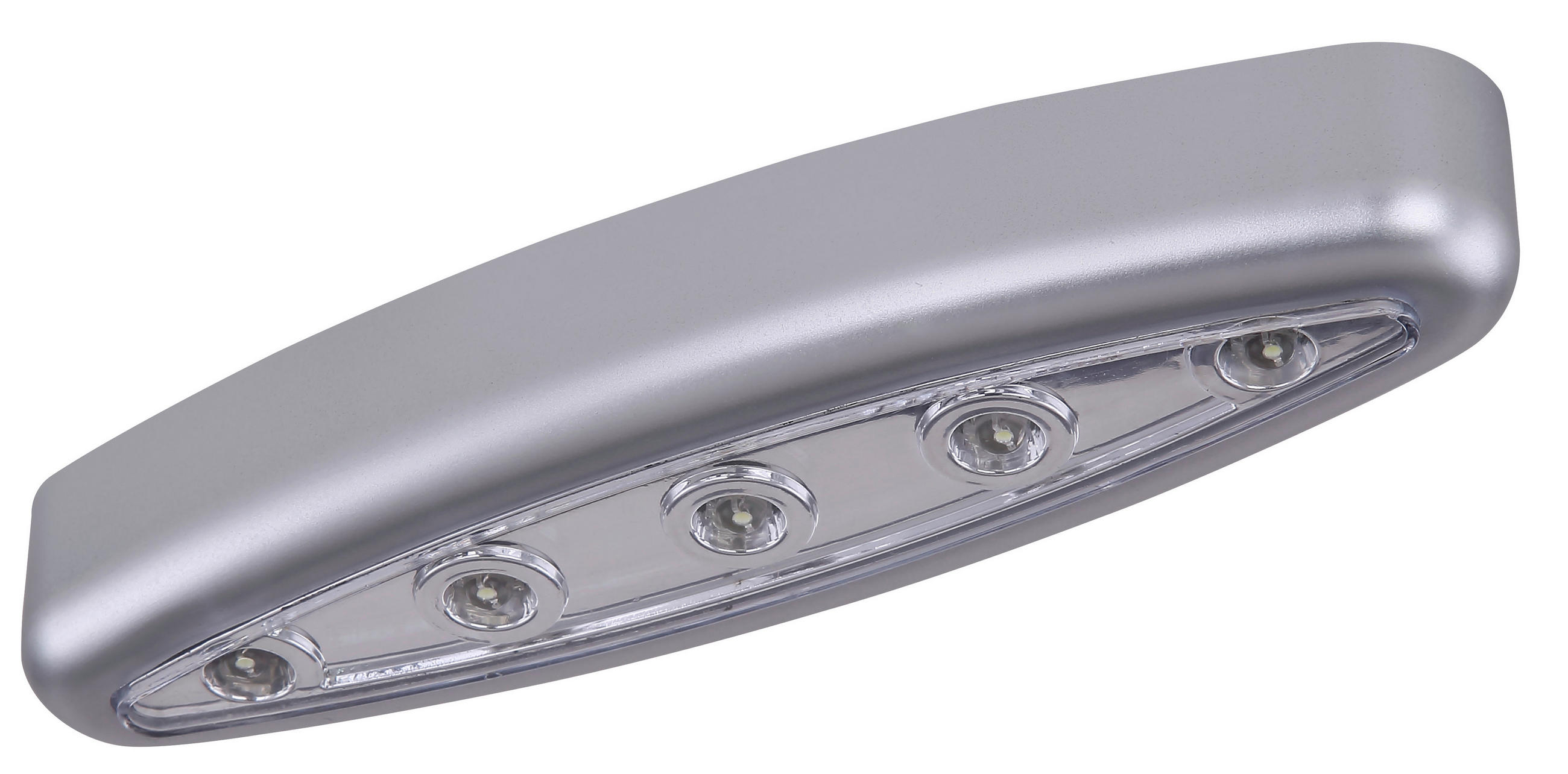 LED SVJETILJKA DEKORATIVNA  - srebrne boje/prozirno, Basics, plastika (15/4,2/2,4cm)