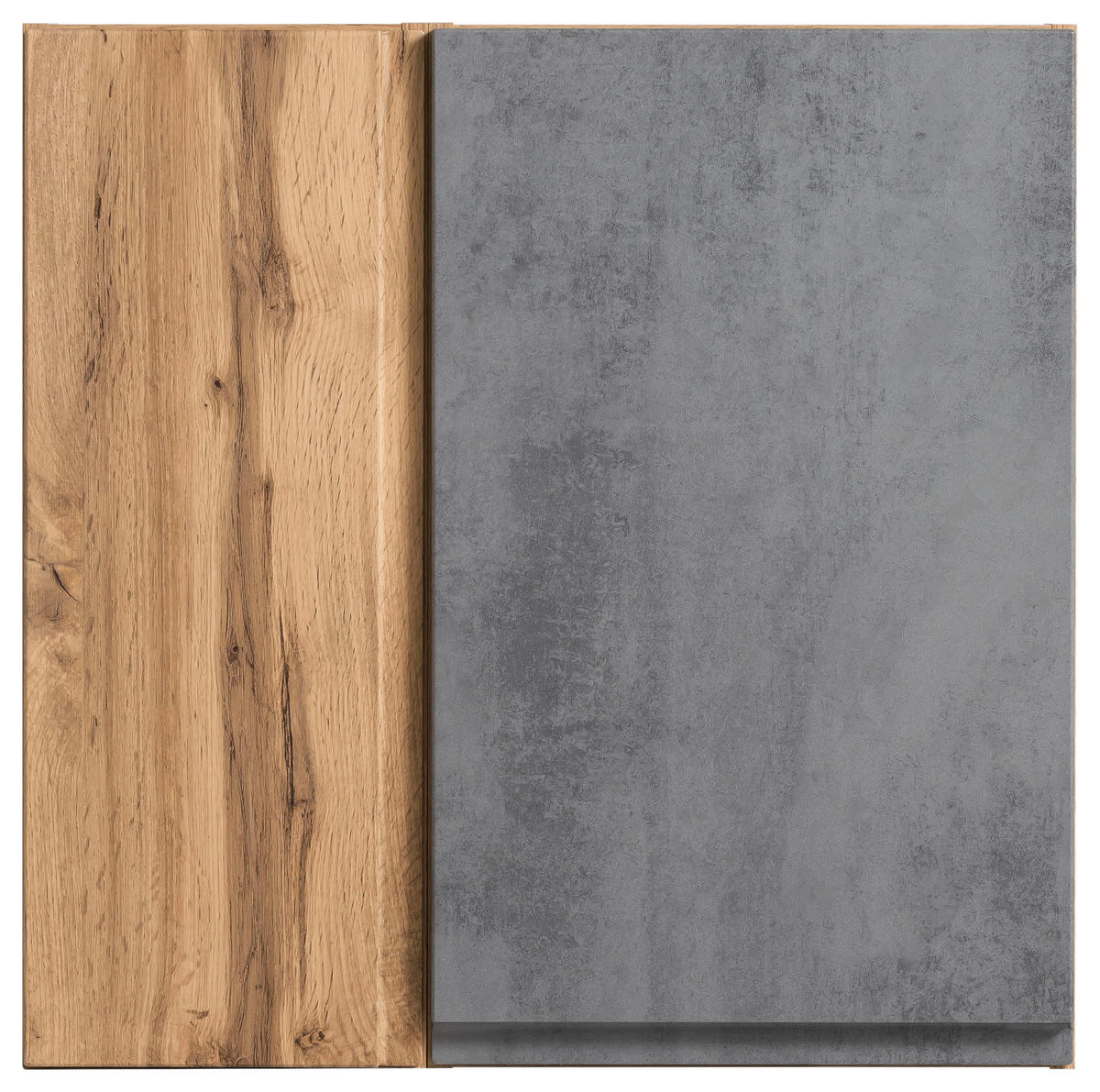 HÄNGESCHRANK 65/64/20 cm  - Eiche Wotan/Hellgrau, Modern, Holzwerkstoff (65/64/20cm) - Held