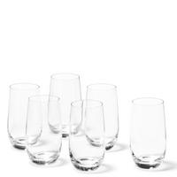 Becher-Set Tivoli  6-teilig  - Klar, Basics, Glas (7/13/7cm) - Leonardo