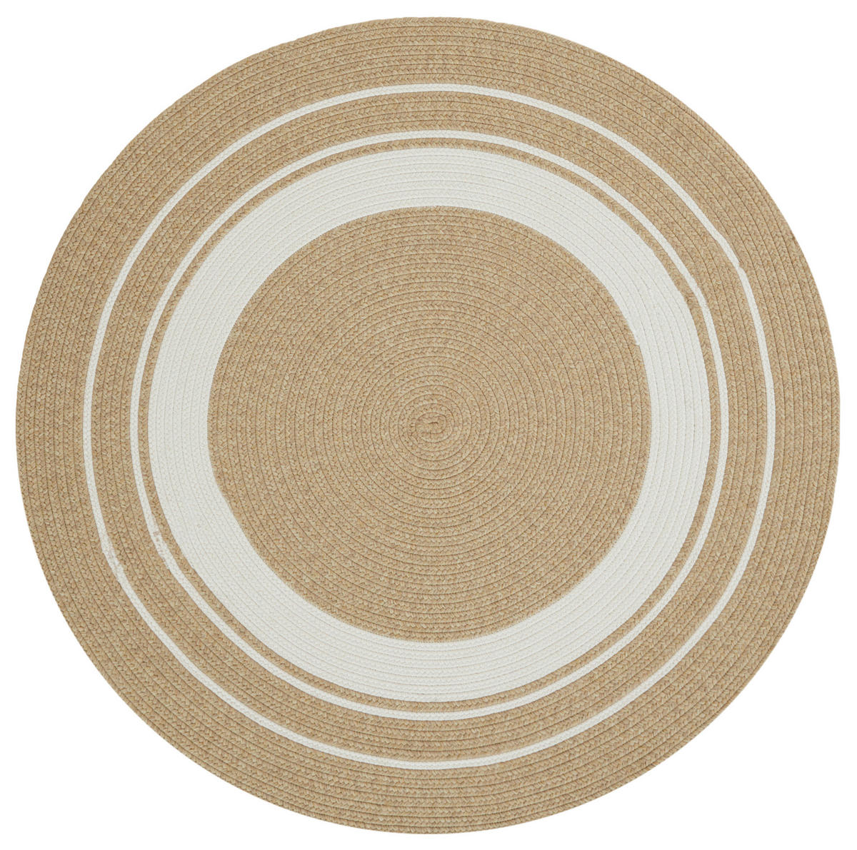 OUTDOORTEPPICH 200 cm Braided Creme, Beige  - Beige/Creme, Design, Kunststoff (200cm)