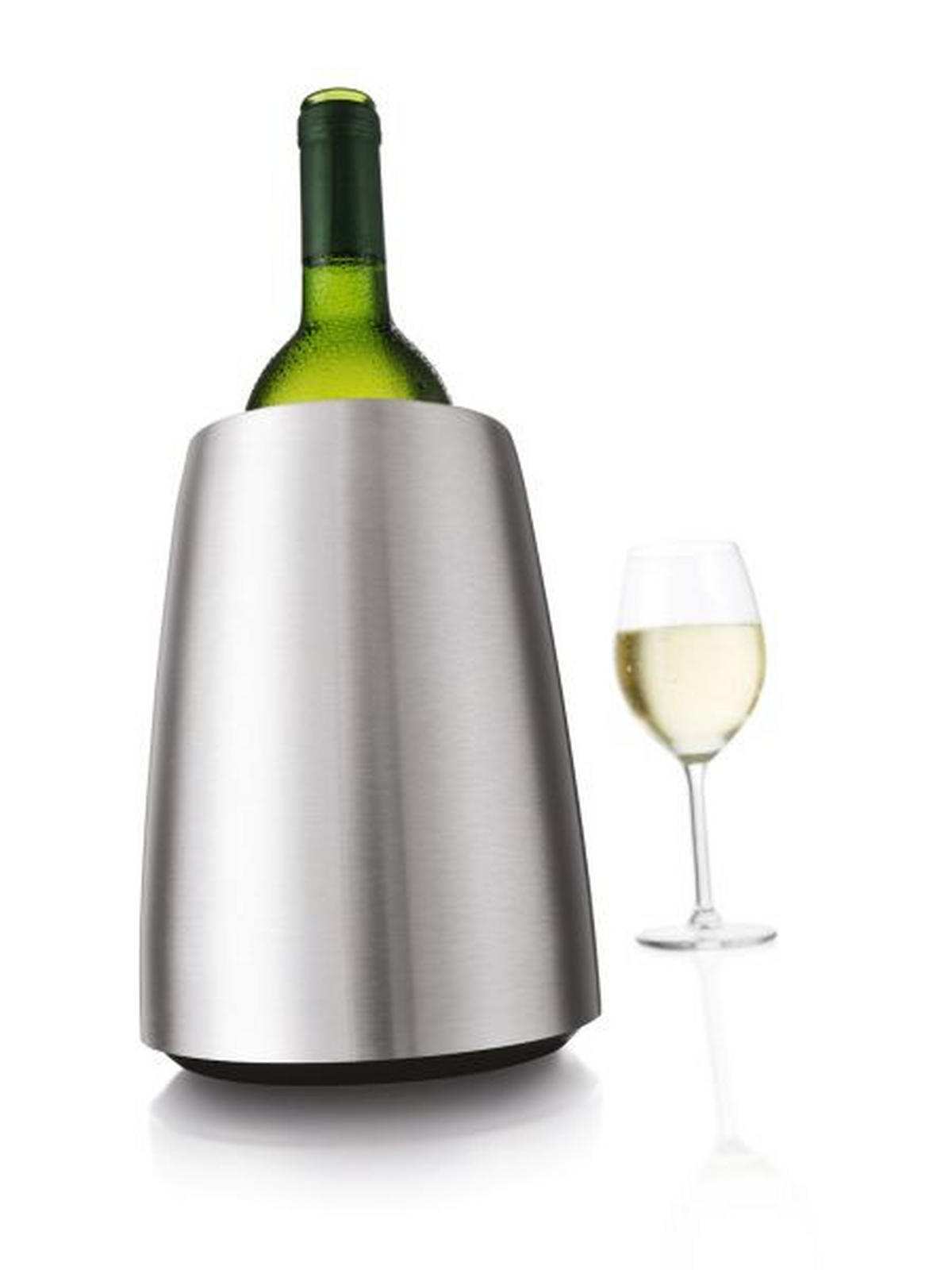 WEINKÜHLER - Edelstahlfarben, Basics, Metall (31,5/47,6/22,6cm) - Vacu Vin