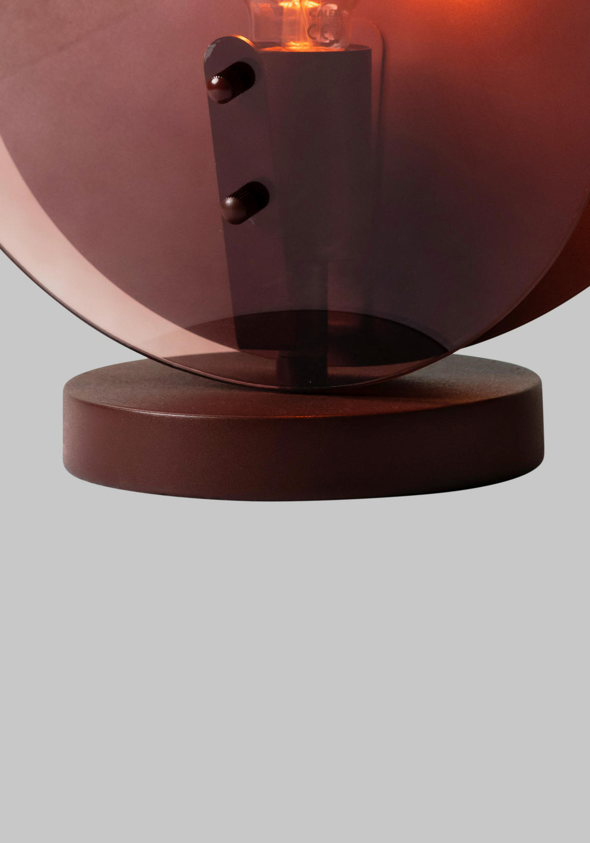 TISCHLEUCHTE It's about RoMi 15/32,5 cm   - Bordeaux, Design, Glas/Metall (15/32,5cm) - It's about Romi
