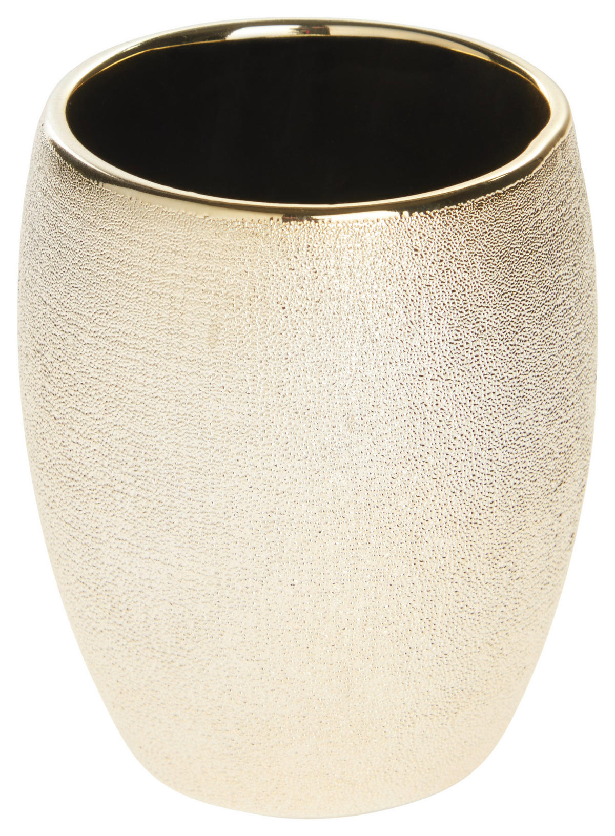 ZAHNPUTZBECHER Keramik  - Goldfarben, Basics, Keramik (8/9,8cm) - Sadena