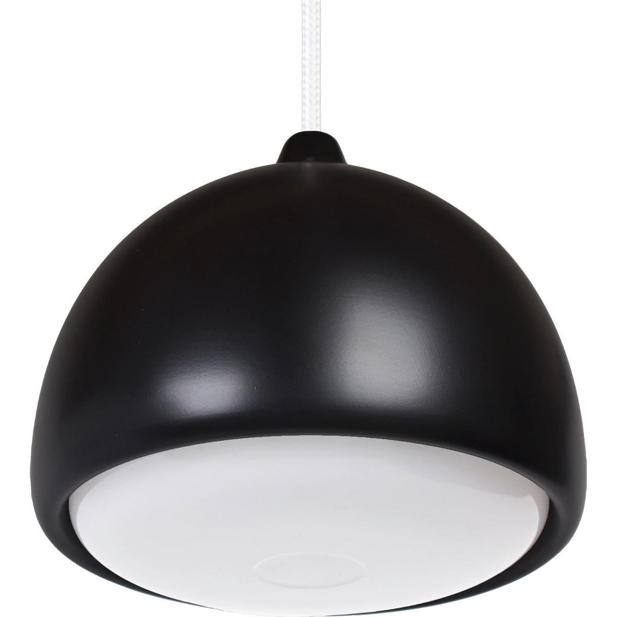 ZÁVĚSNÉ SVÍTIDLO, 17,5/90-140 cm  - bílá/černá, Design, dřevo (17,5/90-140cm)