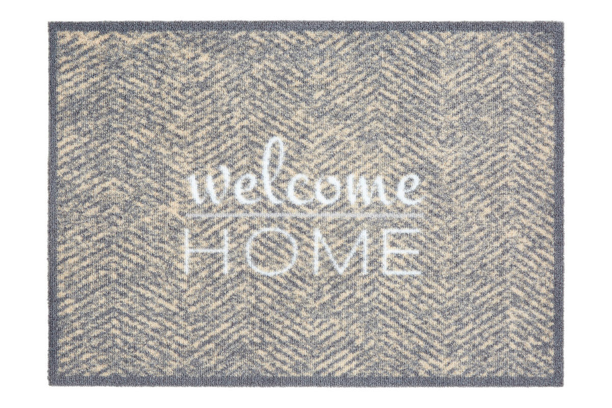 FUßMATTE 50/70 cm  - Beige/Grau, Design, Textil (50/70cm) - Esposa