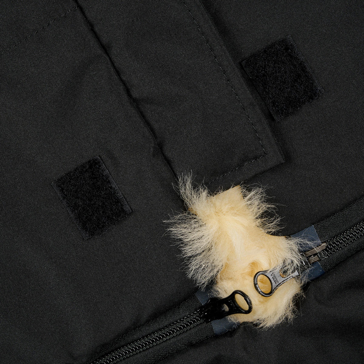 FELLSACK  - Creme/Schwarz, Basics, Textil (49/100cm) - Jimmylee