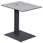 BEISTELLTISCH 45/35/45-65 cm Anthrazit, Grau rechteckig  - Anthrazit/Grau, Design, Glas/Keramik (45/35/45-65cm) - Dieter Knoll