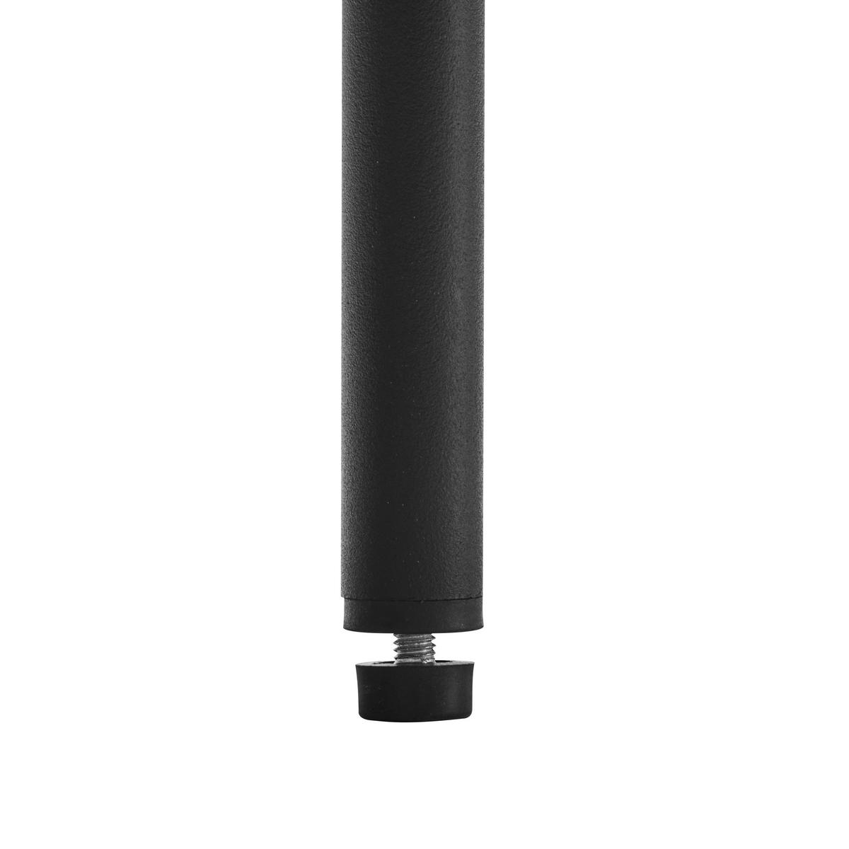 KOMODA S VRATIMA - boja hrasta/crna, Dizajnerski, metal/pločasti materijal (150/75/40cm) - Carryhome