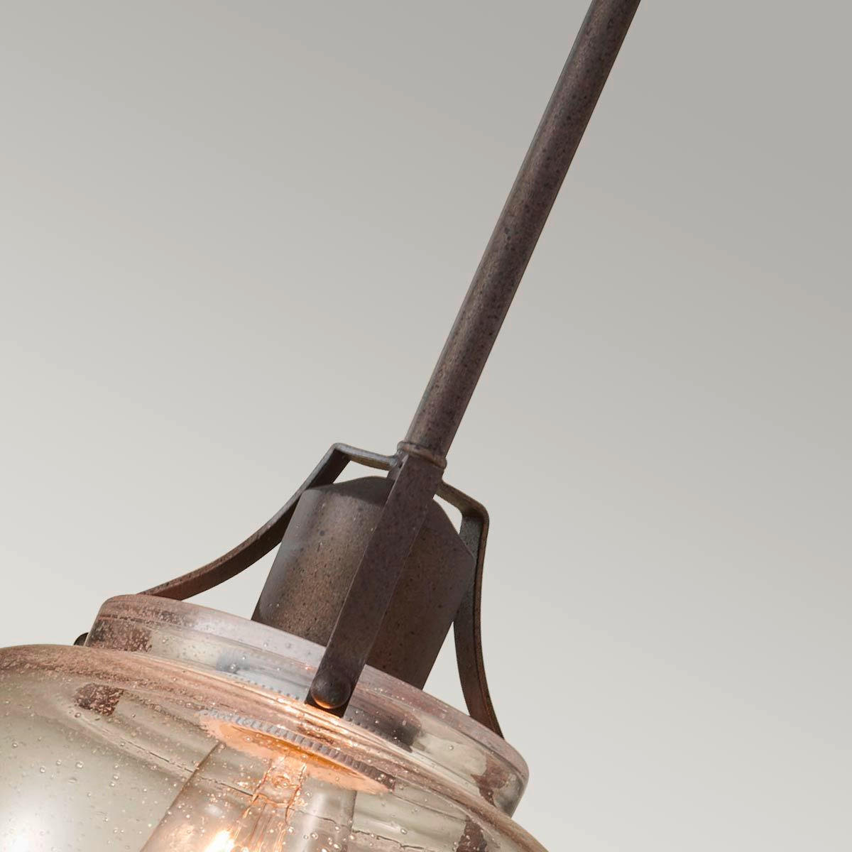 HÄNGELEUCHTE 20.3/28.3 cm    - Rostfarben, Basics, Metall (20.3/28.3cm) - Elstead Lighting