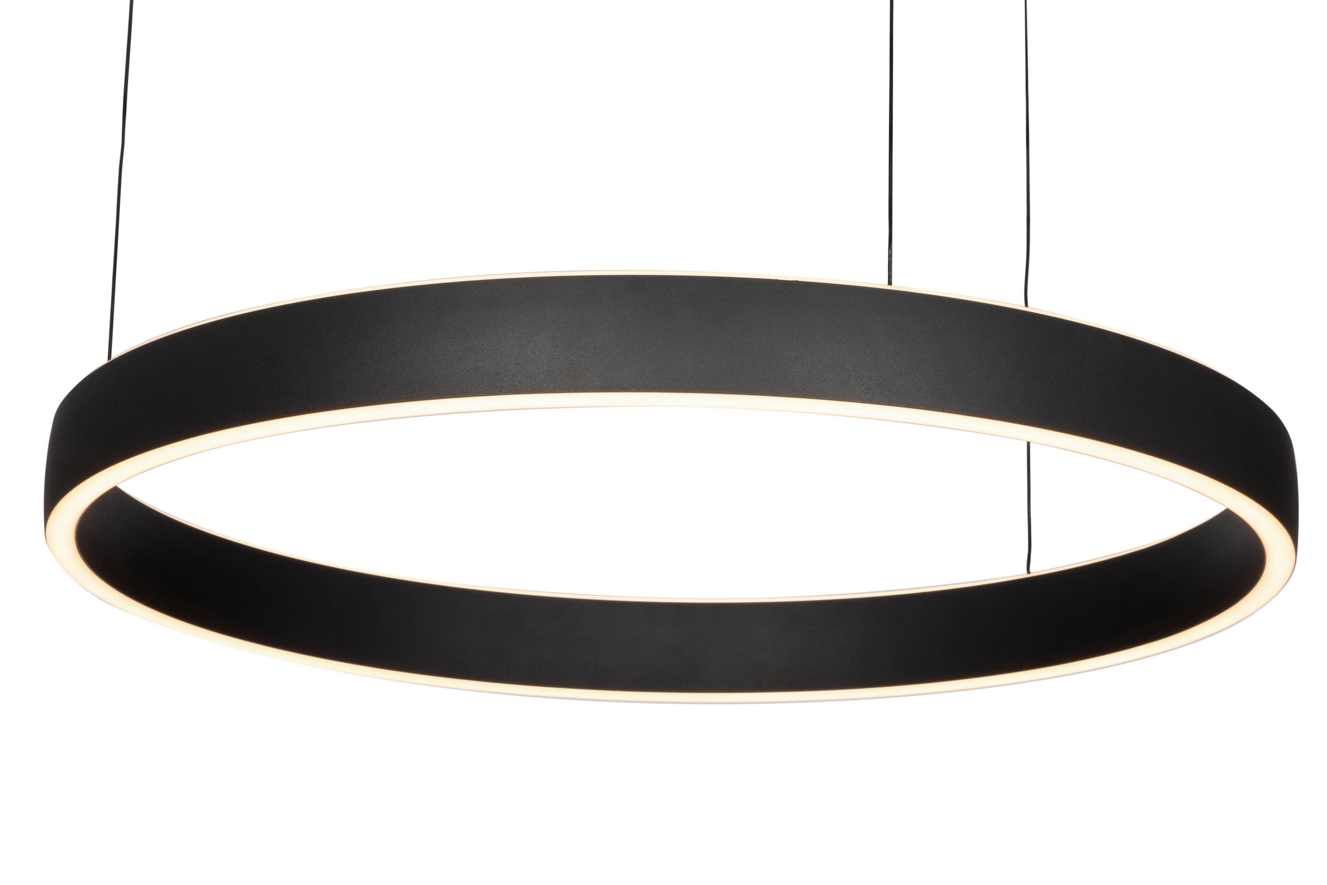 LED-HÄNGLAMPA Kent 60/170 cm  - svart, Design, metall/plast (60/170cm) - Dieter Knoll