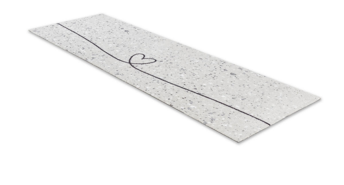 FUßMATTE  50/150 cm  Hellgrau  - Hellgrau, Basics, Kunststoff/Textil (50/150cm) - Astra