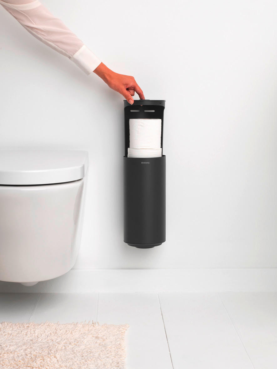 DRŽAČ TOALETNOG PAPIRA  siva  metal  MINDSET  - siva, Basics, metal (13.7/28.9cm) - Brabantia