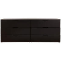 SIDEBOARD Anthrazit  200/77/45 cm  - Anthrazit/Schwarz, Design, Holzwerkstoff/Kunststoff (200/77/45cm) - Moderano