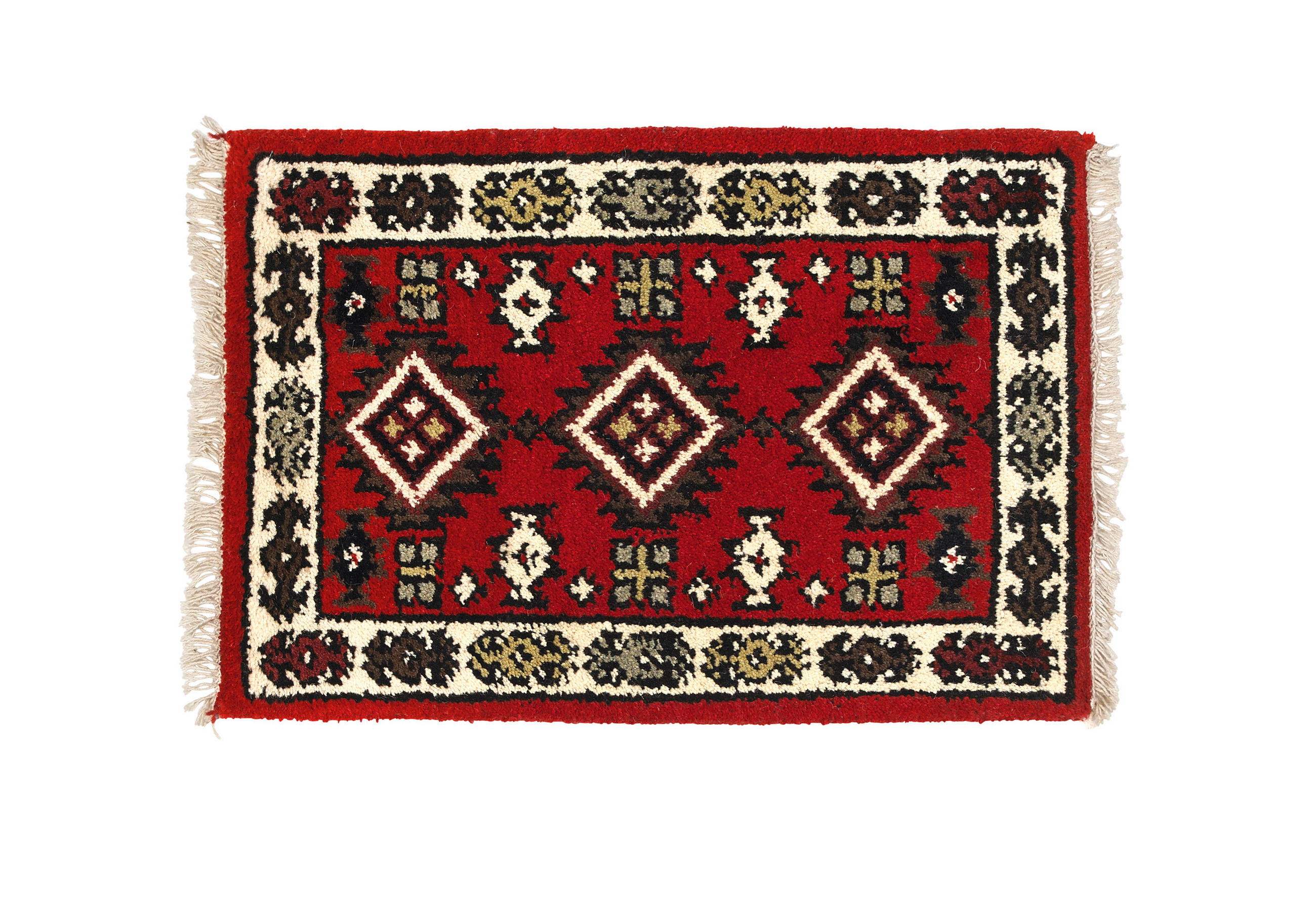 COVOR ORIENTAL  Indo Rajpur Super -TOP-  - bej/roșu, Lifestyle, textil (40/60cm) - Cazaris