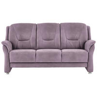 3-SITZER-SOFA in Mikrofaser Lila, Flieder  - Beige/Lila, KONVENTIONELL, Textil/Metall (198/100/89cm) - Beldomo Comfort