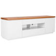 LOWBOARD  in 173/56/40 cm  - Eichefarben/Weiß, MODERN, Holz/Holzwerkstoff (173/56/40cm) - Carryhome