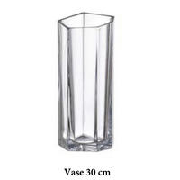 VÁZA, sklo,  - čiré, Basics, sklo (15/30/15cm)