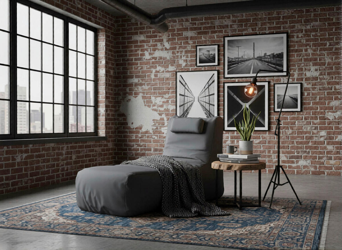 SITZSACK  - Grau, Design, Textil (40/70/170cm) - MID.YOU