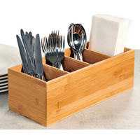 CUTIE PENTRU TACÂMURI - culoare natur, Basics, lemn (35/14/12cm) - Kesper