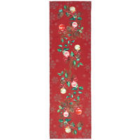 ASZTALI FUTÓ 40/140 cm   - piros, Konventionell, textil (40/140cm) - X-Mas