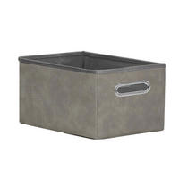 REGALKORB 38/28/20 cm   - Taupe, Design, Kunststoff/Textil (38/28/20cm) - Ambia Home