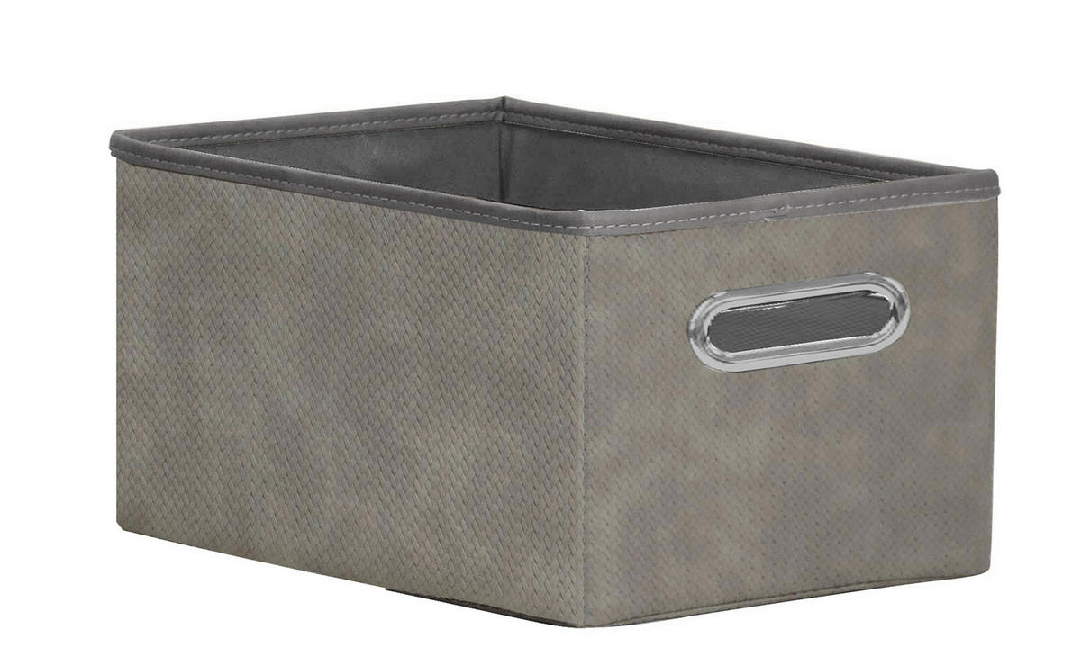 REGALKORB 38/28/20 cm   - Taupe, Design, Kunststoff/Textil (38/28/20cm) - Ambia Home