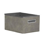 REGALKORB 38/28/20 cm   - Taupe, Design, Kunststoff/Textil (38/28/20cm) - Ambia Home