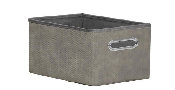 REGALKORB 38/28/20 cm   - Taupe, Design, Kunststoff/Textil (38/28/20cm) - Ambia Home