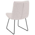 STUHL - Hellgrau/Schwarz, Design, Textil/Metall (50/90/68cm) - Valnatura