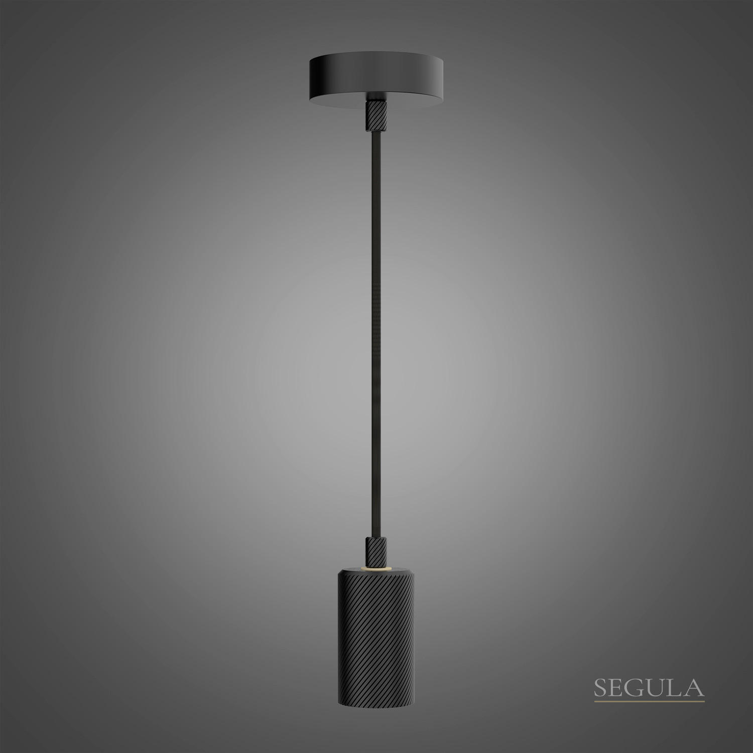 HÄNGELEUCHTE Segula Customs 10/2 cm   - Schwarz, Basics, Metall (10/2cm)