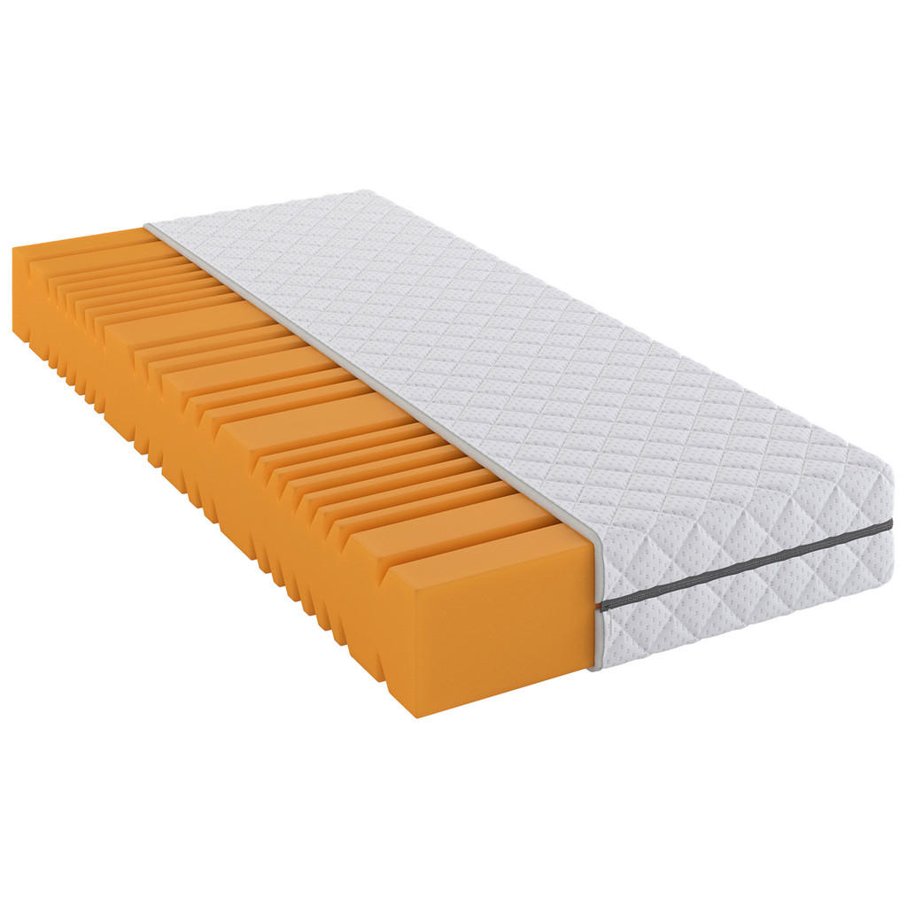 Thumbnail - Sleeptex Kaltschaummatratze, Weiß, Textil, H2, rechteckig, 120x200 cm, Härtegradauswahl, Bezug abnehmbar/waschbar, Ober-...