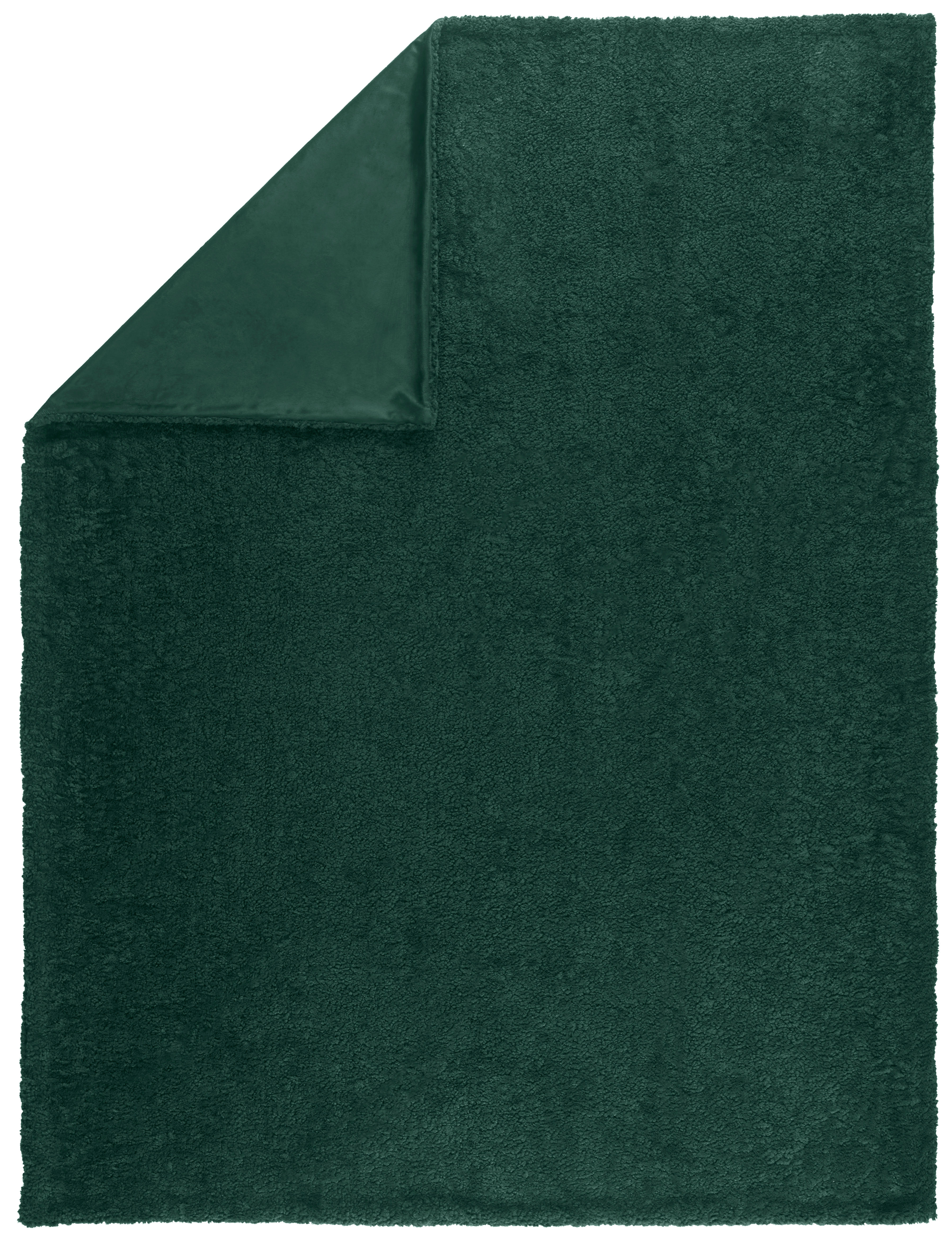 FILT 150/200 cm  - grön, Klassisk, textil (150/200cm) - Novel