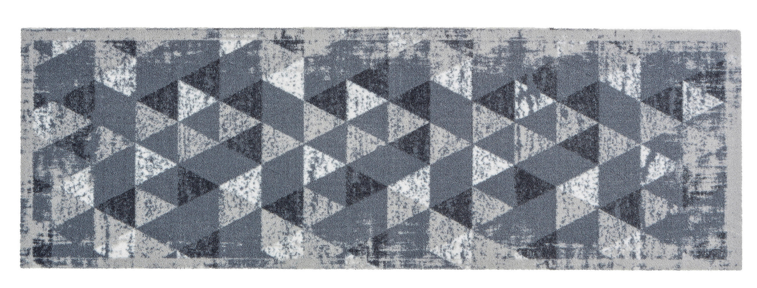 KÜCHENLÄUFER 50/150 cm Miabella Weiß, Hellgrau  - Hellgrau/Weiß, Design, Textil (50/150cm) - Esposa