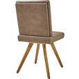 STUHL  in Mikrofaser Holz, Textil  - Taupe/Eichefarben, Design, Holz/Textil (46/94/58cm) - Dieter Knoll