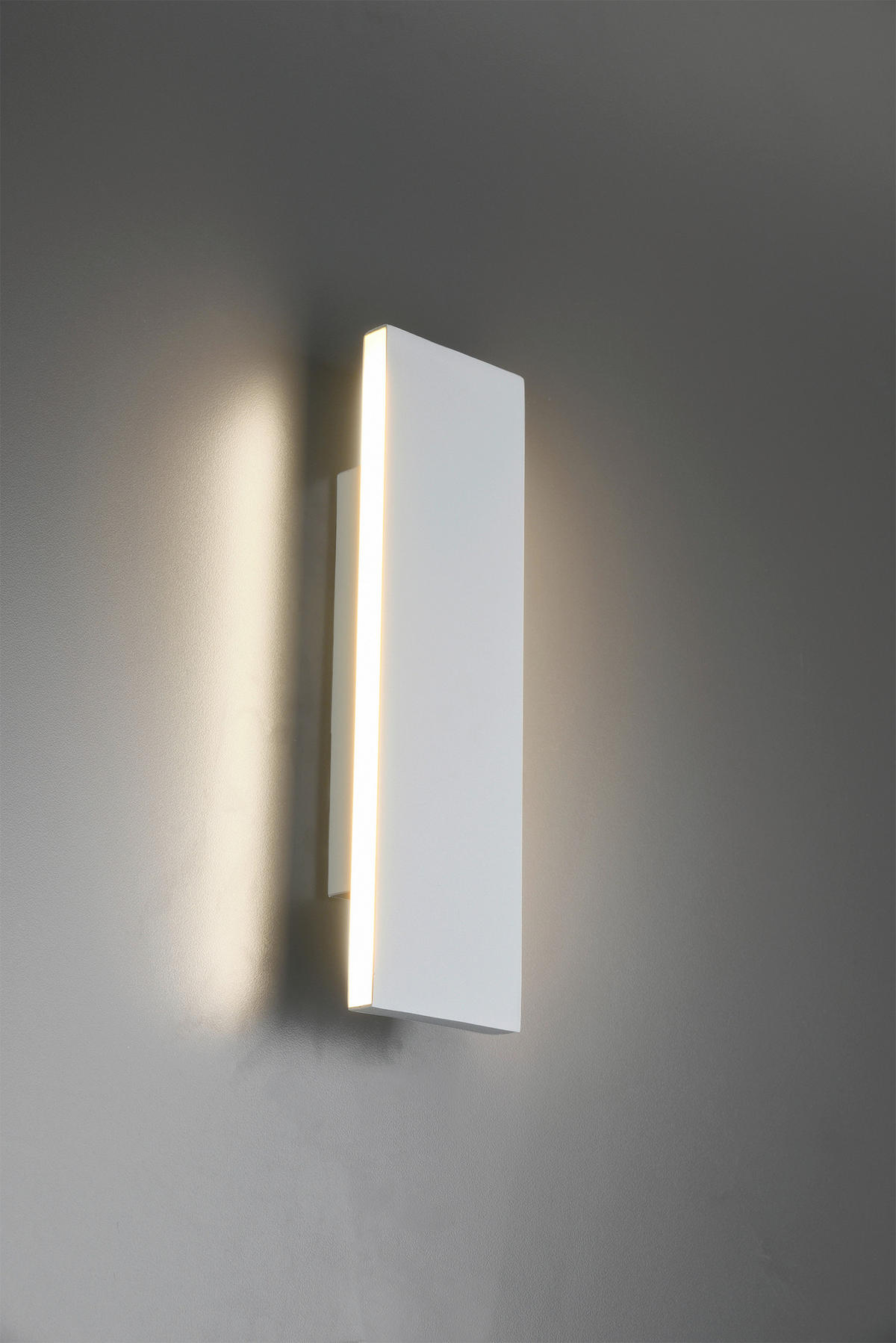 LED-WANDLEUCHTE 28/8/4,5 cm   - Weiß, Basics, Kunststoff/Metall (28/8/4,5cm)