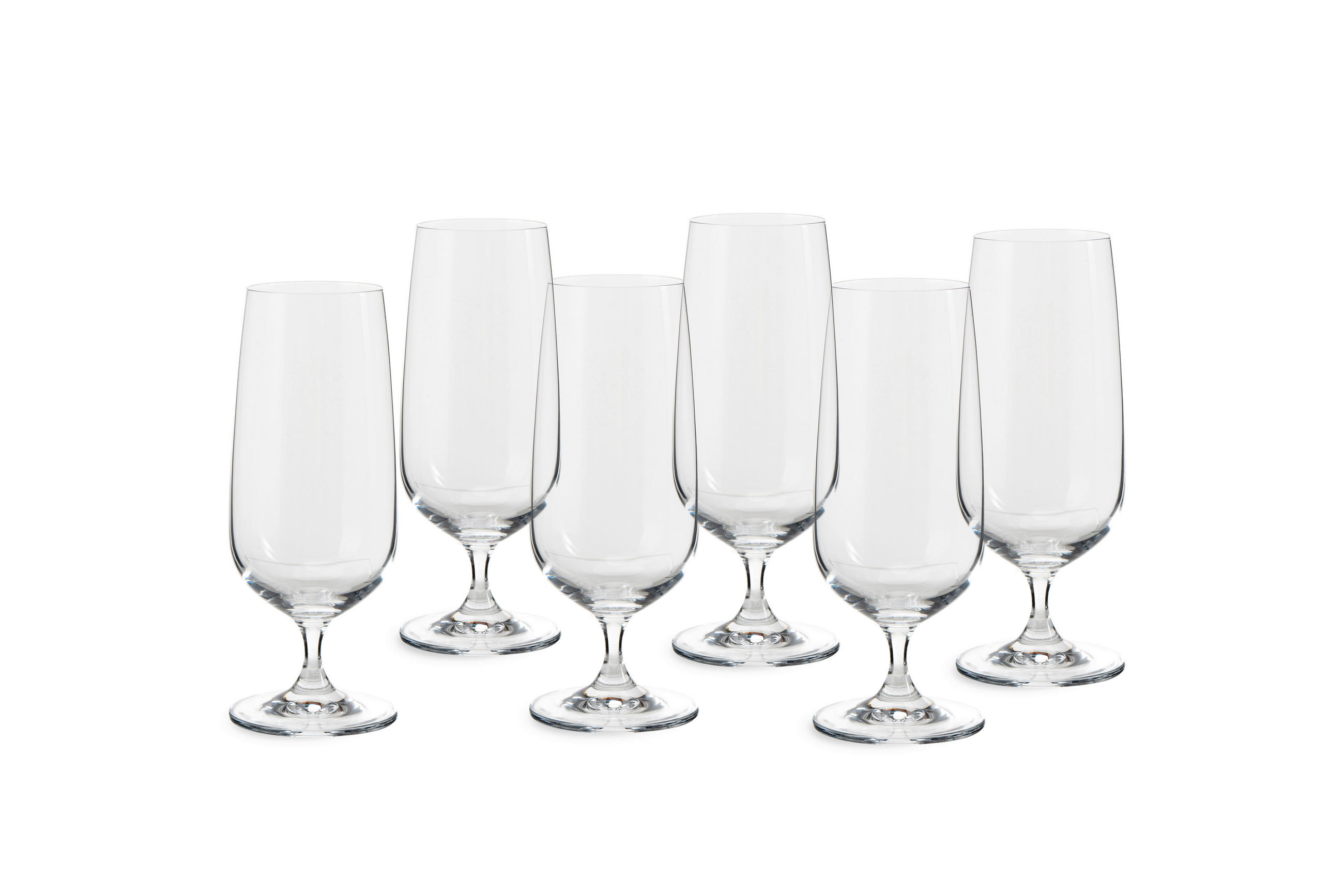 Set De Pahare 6 piese     - transparent, Basics, sticlă (7,2/18,5cm) - Echtwerk