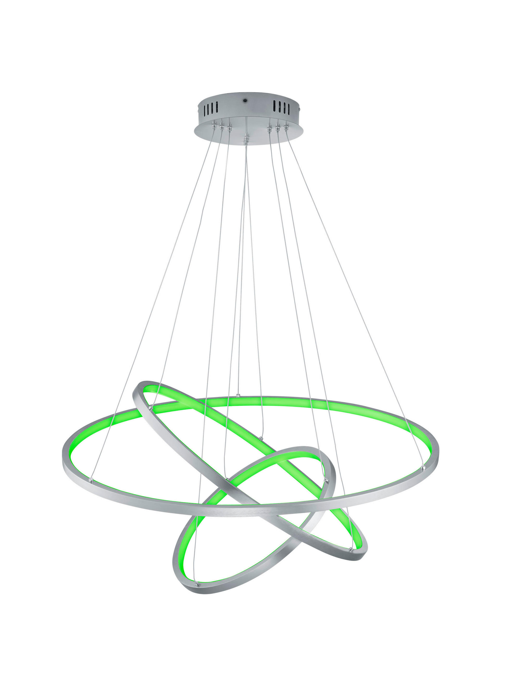 VISEČA LED-SVETILKA  AARON 80 W/7000 lm/3000-6000 K/230 V/ - barve niklja, Basics, kovina (80/150cm)