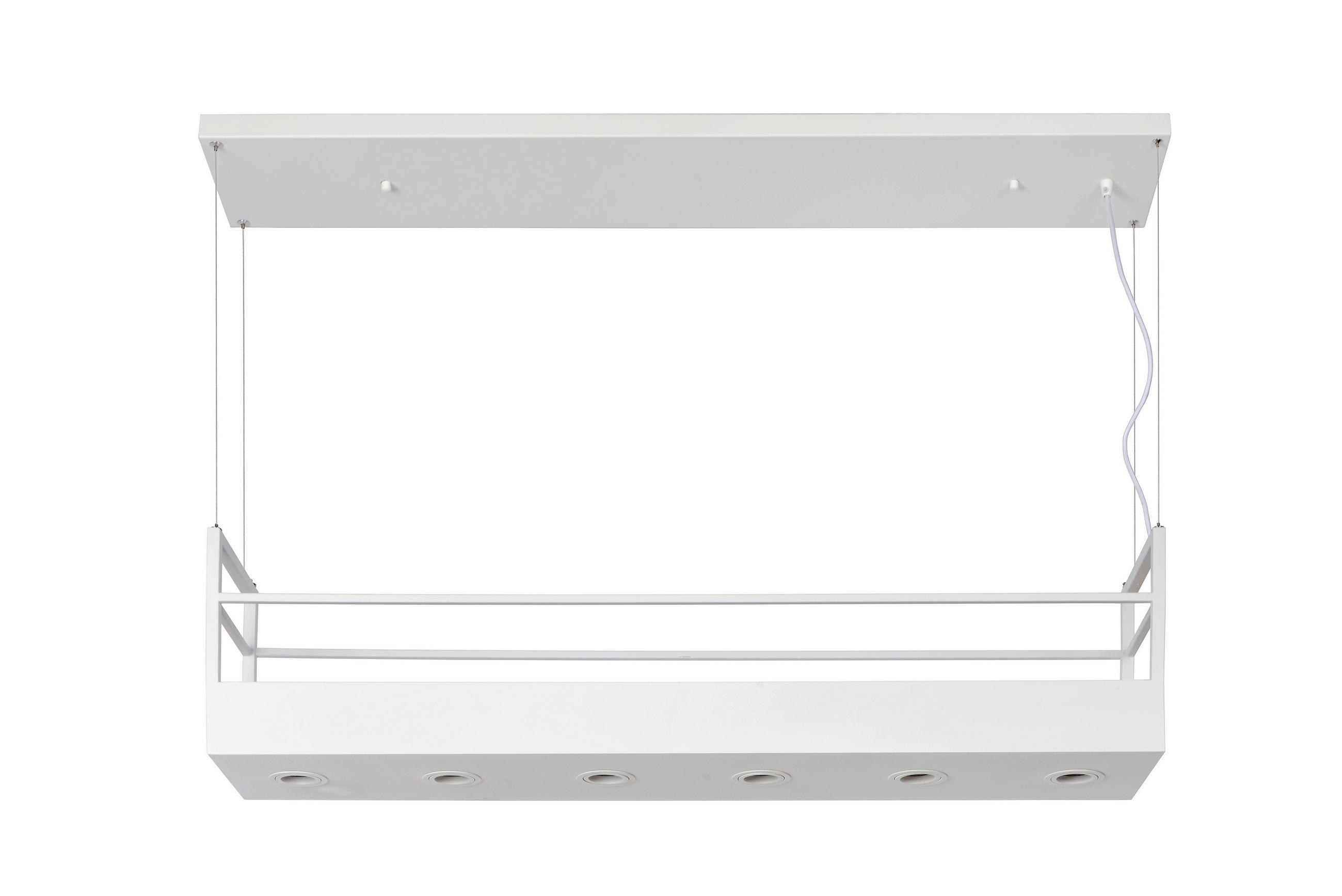 HÄNGELEUCHTE 110/22 cm   - Weiß, MODERN, Metall (110/22cm) - Lucide