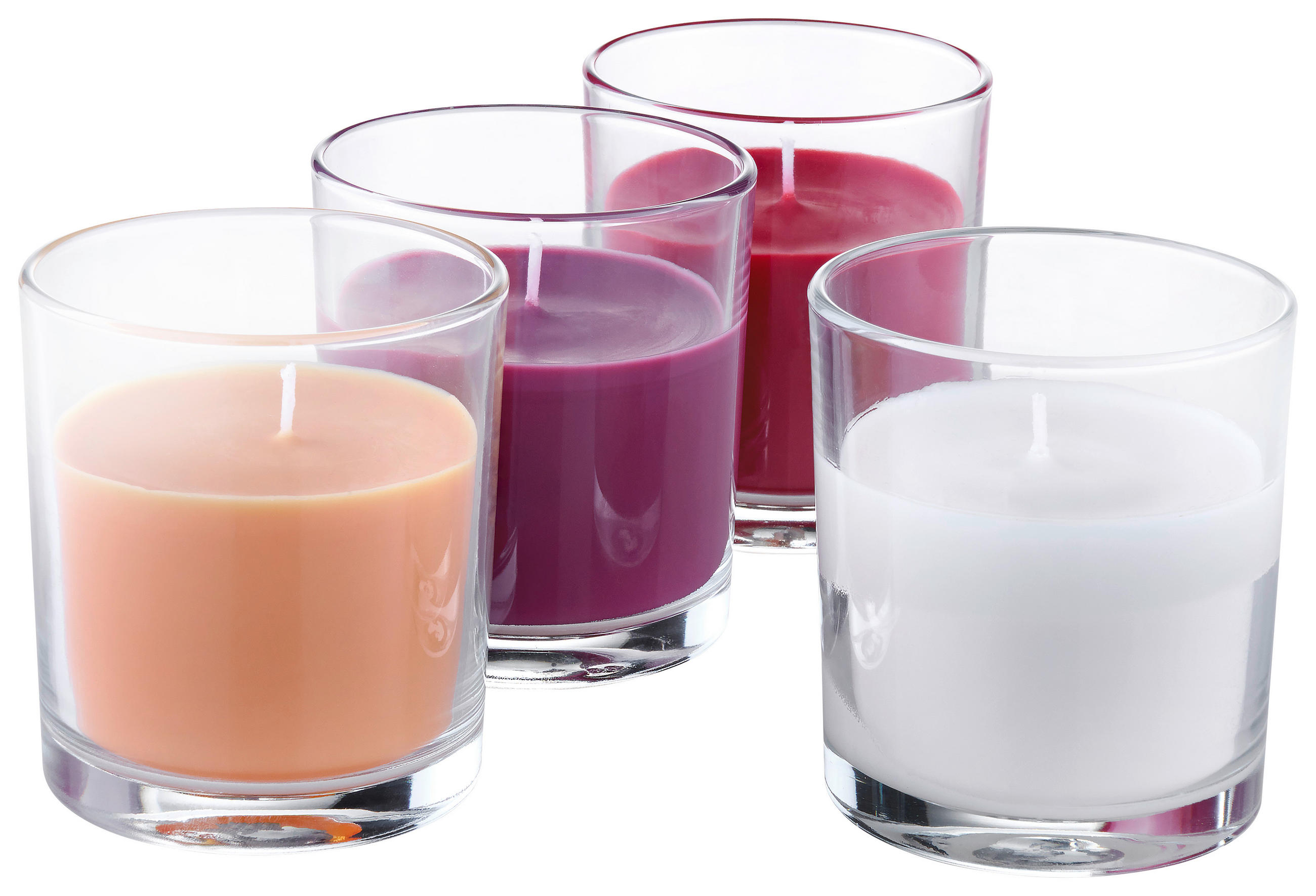 KERZE IM GLAS - Basics, Glas (7,1/7,1/7,8cm)