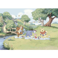 FOTOTAPETE WINNIE THE POOH FRIENDSHIP  - Naturfarben, Design, Textil (350/250cm) - Disney