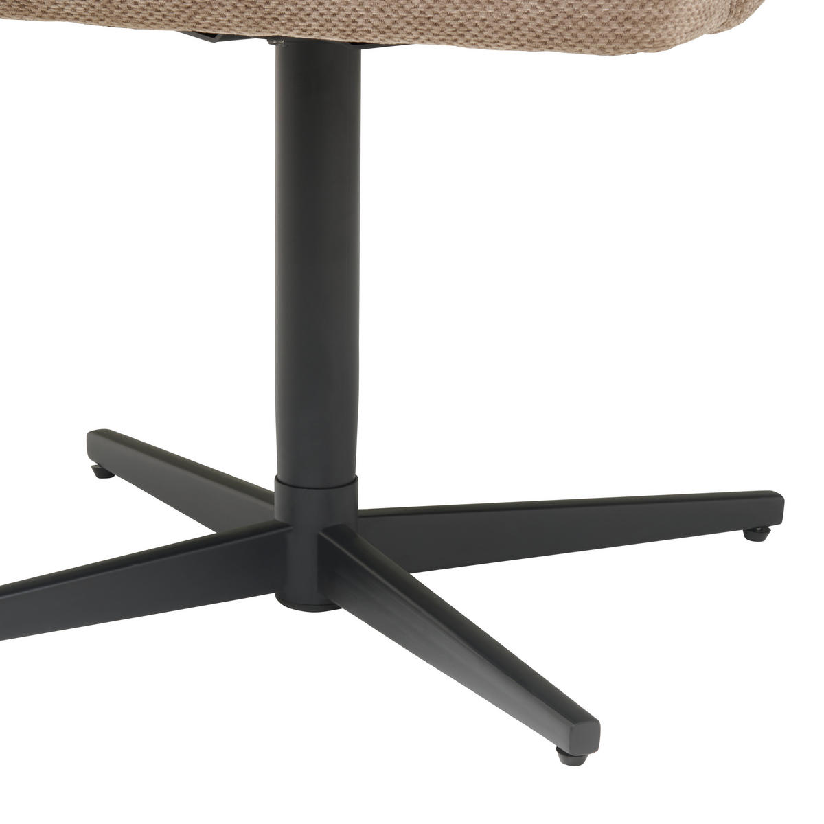 ARMLEHNSTUHL  in Eisen Webstoff  - Schwarz/Braun, KONVENTIONELL, Holz/Textil (58,5/85/63cm) - Livetastic